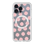 スリムプロテクションプレミアムケース with MagSafe［ オリジナル - 推し色水玉 - ピンク ］