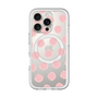 スリムプロテクションプレミアムケース with MagSafe［ オリジナル - 推し色水玉 - ピンク ］