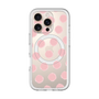 スリムプロテクションプレミアムケース with MagSafe［ オリジナル - 推し色水玉 - ピンク ］