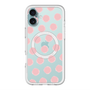 スリムプロテクションプレミアムケース with MagSafe［ オリジナル - 推し色水玉 - ピンク ］
