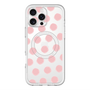 スリムプロテクションプレミアムケース with MagSafe［ オリジナル - 推し色水玉 - ピンク ］