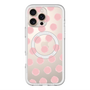 スリムプロテクションプレミアムケース with MagSafe［ オリジナル - 推し色水玉 - ピンク ］