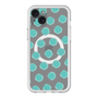 スリムプロテクションプレミアムケース with MagSafe［ オリジナル - 推し色水玉 - グリーン ］