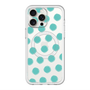 スリムプロテクションプレミアムケース with MagSafe［ オリジナル - 推し色水玉 - グリーン ］