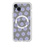 スリムプロテクションプレミアムケース with MagSafe［ オリジナル - 推し色水玉 - パープル ］