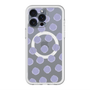 スリムプロテクションプレミアムケース with MagSafe［ オリジナル - 推し色水玉 - パープル ］