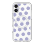 スリムプロテクションプレミアムケース with MagSafe［ オリジナル - 推し色水玉 - パープル ］