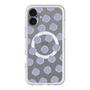 スリムプロテクションプレミアムケース with MagSafe［ オリジナル - 推し色水玉 - パープル ］