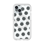 スリムプロテクションプレミアムケース with MagSafe［ オリジナル - 推し色水玉 - ブラック ］