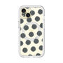 スリムプロテクションプレミアムケース with MagSafe［ オリジナル - 推し色水玉 - ブラック ］