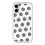 スリムプロテクションプレミアムケース with MagSafe［ オリジナル - 推し色水玉 - ブラック ］
