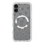 スリムプロテクションプレミアムケース with MagSafe［ オリジナル - 推し色水玉 - ブラック ］