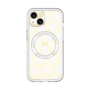 スリムプロテクションプレミアムケース with MagSafe［ オリジナル - 推し色水玉 - ホワイト ］