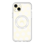 スリムプロテクションプレミアムケース with MagSafe［ オリジナル - 推し色水玉 - ホワイト ］