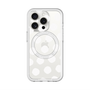 スリムプロテクションプレミアムケース with MagSafe［ オリジナル - 推し色水玉 - ホワイト ］
