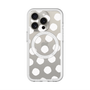 スリムプロテクションプレミアムケース with MagSafe［ オリジナル - 推し色水玉 - ホワイト ］