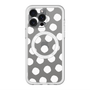 スリムプロテクションプレミアムケース with MagSafe［ オリジナル - 推し色水玉 - ホワイト ］