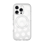 スリムプロテクションプレミアムケース with MagSafe［ オリジナル - 推し色水玉 - ホワイト ］