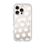 スリムプロテクションプレミアムケース with MagSafe［ オリジナル - 推し色水玉 - ホワイト ］