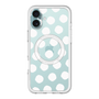 スリムプロテクションプレミアムケース with MagSafe［ オリジナル - 推し色水玉 - ホワイト ］