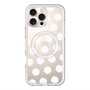 スリムプロテクションプレミアムケース with MagSafe［ オリジナル - 推し色水玉 - ホワイト ］