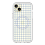 スリムプロテクションプレミアムケース with MagSafe［ オリジナル - 推し色チェック - ブルー ］