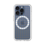 スリムプロテクションプレミアムケース with MagSafe［ オリジナル - 推し色チェック - ブルー ］