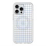 スリムプロテクションプレミアムケース with MagSafe［ オリジナル - 推し色チェック - ブルー ］