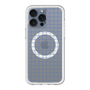 スリムプロテクションプレミアムケース with MagSafe［ オリジナル - 推し色チェック - ブルー ］