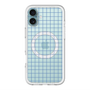 スリムプロテクションプレミアムケース with MagSafe［ オリジナル - 推し色チェック - ブルー ］