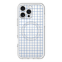 スリムプロテクションプレミアムケース with MagSafe［ オリジナル - 推し色チェック - ブルー ］