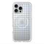 スリムプロテクションプレミアムケース with MagSafe［ オリジナル - 推し色チェック - ブルー ］