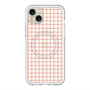 スリムプロテクションプレミアムケース with MagSafe［ オリジナル - 推し色チェック - レッド ］