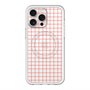 スリムプロテクションプレミアムケース with MagSafe［ オリジナル - 推し色チェック - レッド ］