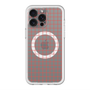スリムプロテクションプレミアムケース with MagSafe［ オリジナル - 推し色チェック - レッド ］