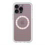 スリムプロテクションプレミアムケース with MagSafe［ オリジナル - 推し色チェック - レッド ］