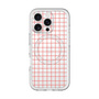 スリムプロテクションプレミアムケース with MagSafe［ オリジナル - 推し色チェック - レッド ］