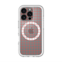 スリムプロテクションプレミアムケース with MagSafe［ オリジナル - 推し色チェック - レッド ］