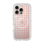 スリムプロテクションプレミアムケース with MagSafe［ オリジナル - 推し色チェック - レッド ］