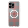 スリムプロテクションプレミアムケース with MagSafe［ オリジナル - 推し色チェック - レッド ］