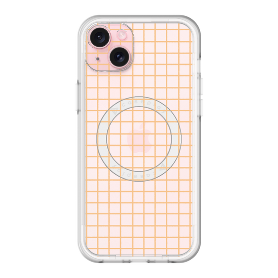 スリムプロテクションプレミアムケース with MagSafe［ オリジナル - 推し色チェック - イエロー ］