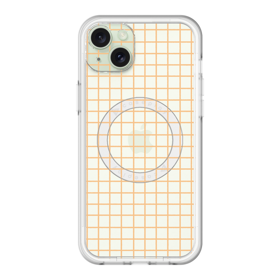 スリムプロテクションプレミアムケース with MagSafe［ オリジナル - 推し色チェック - イエロー ］