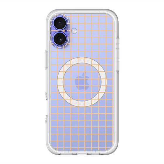 スリムプロテクションプレミアムケース with MagSafe［ オリジナル - 推し色チェック - イエロー ］