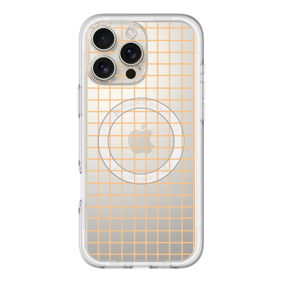 スリムプロテクションプレミアムケース with MagSafe［ オリジナル - 推し色チェック - イエロー ］