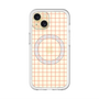 スリムプロテクションプレミアムケース with MagSafe［ オリジナル - 推し色チェック - オレンジ ］