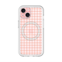 スリムプロテクションプレミアムケース with MagSafe［ オリジナル - 推し色チェック - オレンジ ］
