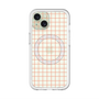 スリムプロテクションプレミアムケース with MagSafe［ オリジナル - 推し色チェック - オレンジ ］