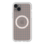スリムプロテクションプレミアムケース with MagSafe［ オリジナル - 推し色チェック - オレンジ ］