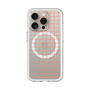 スリムプロテクションプレミアムケース with MagSafe［ オリジナル - 推し色チェック - オレンジ ］