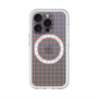 スリムプロテクションプレミアムケース with MagSafe［ オリジナル - 推し色チェック - オレンジ ］